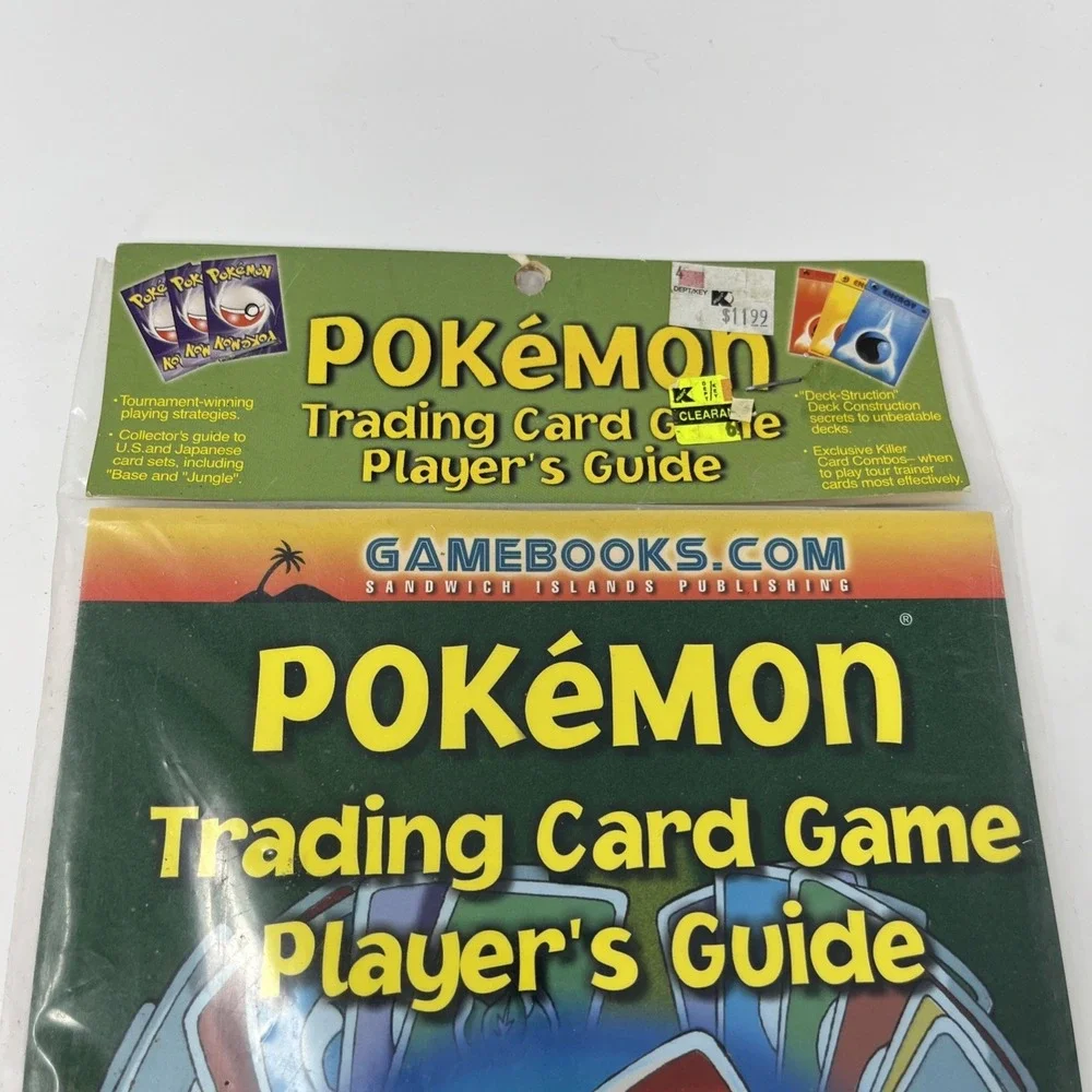 Pokemon Trading Card‎ Game Player's Guide 1999 Brian Brokaw NEW SEALED IN BAG